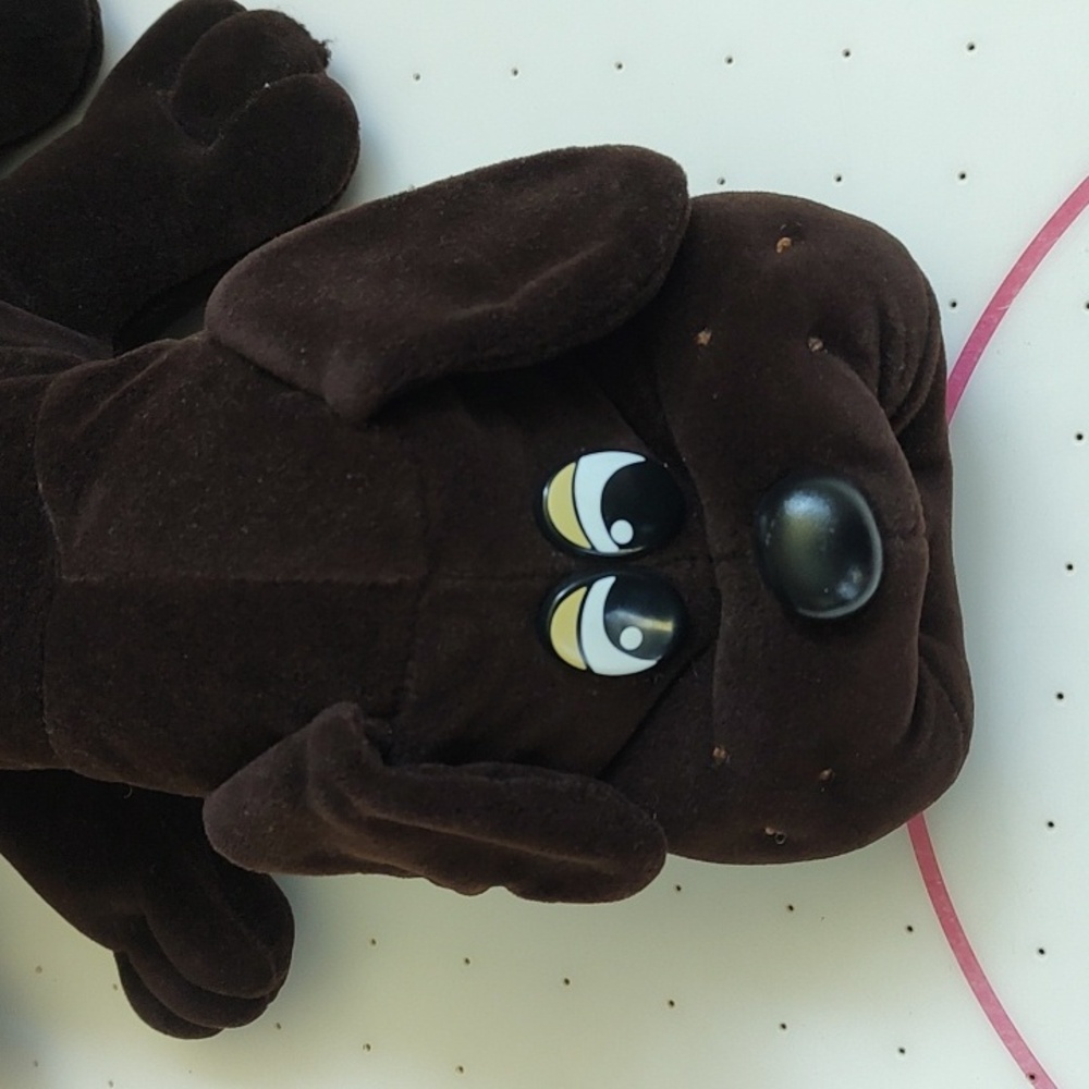 Vintage 1985 Tonka Pound Puppies Chocolate Brown *TEAR* - Picture 2 of 8